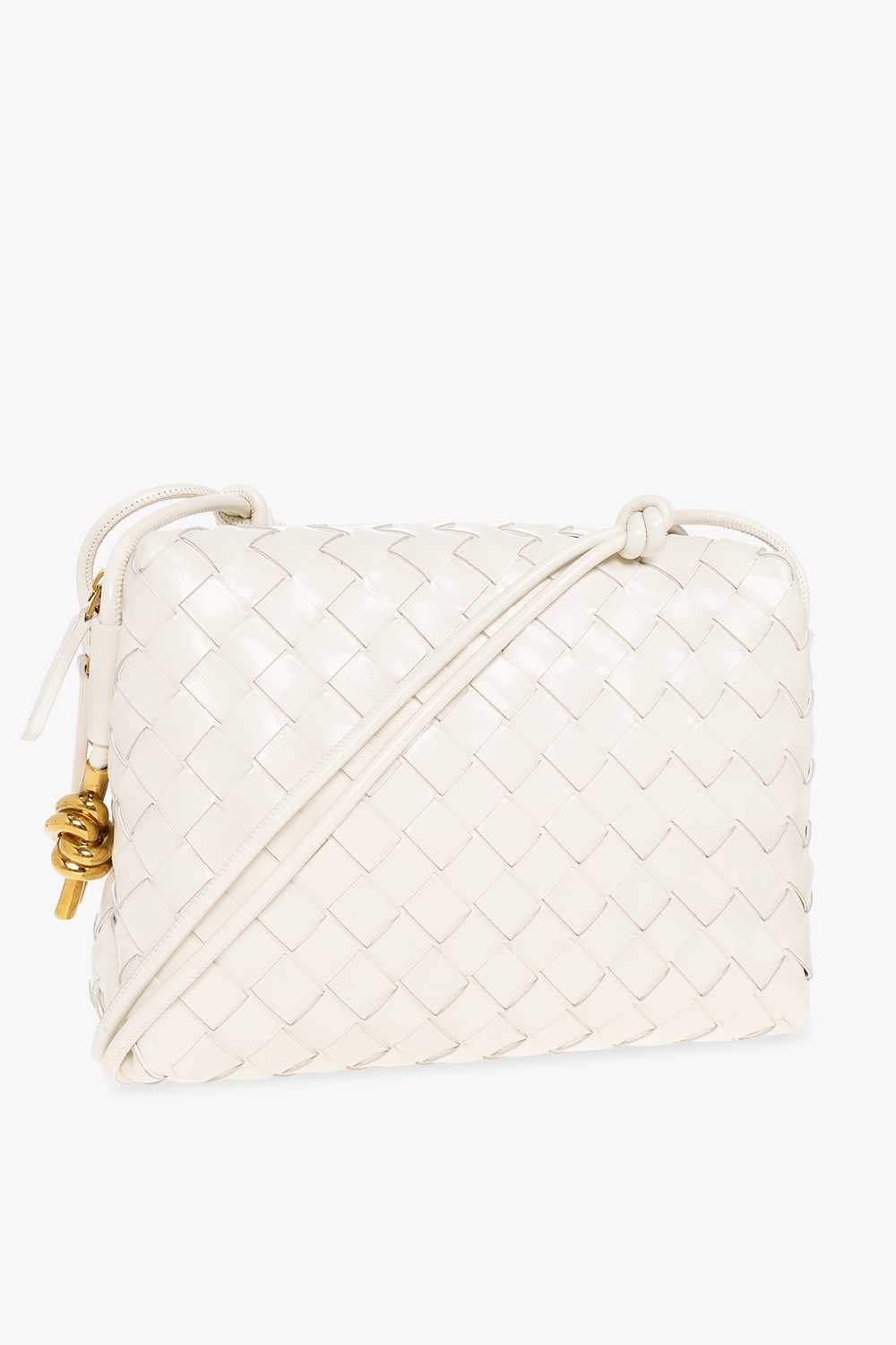 ショルダーバッグ・ポシェット BOTTEGA VENETA Small Loop Shoulder Bag Bottega Veneta Small Loop Intrecciato Leather Crossbody Bag